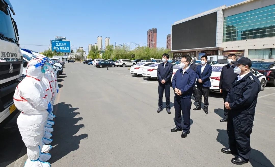 景俊海实地检查省及长春市疫情防控扑火队工作