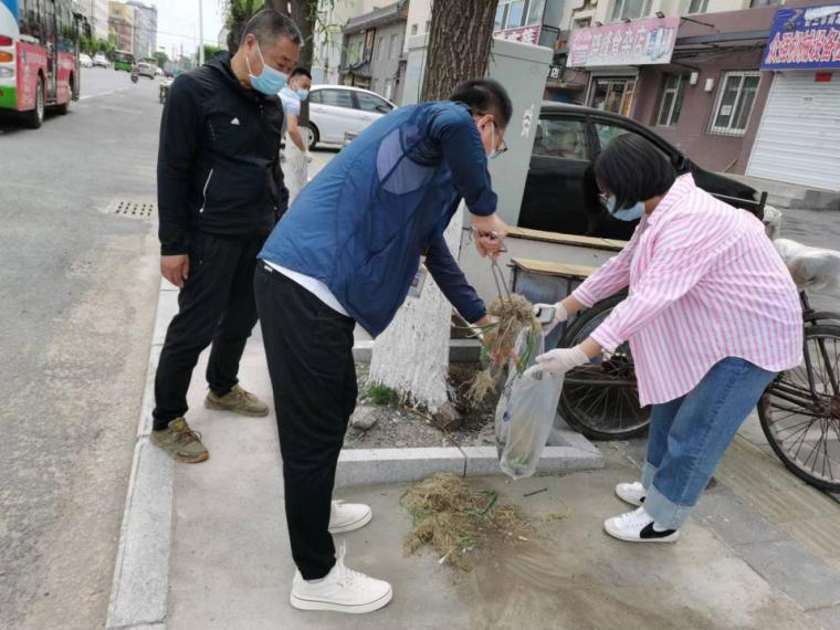 舒兰市政务服务局开展&ldquo;文明舒兰&bull;净美稻乡&rdquo;城市清洁志愿服务活动