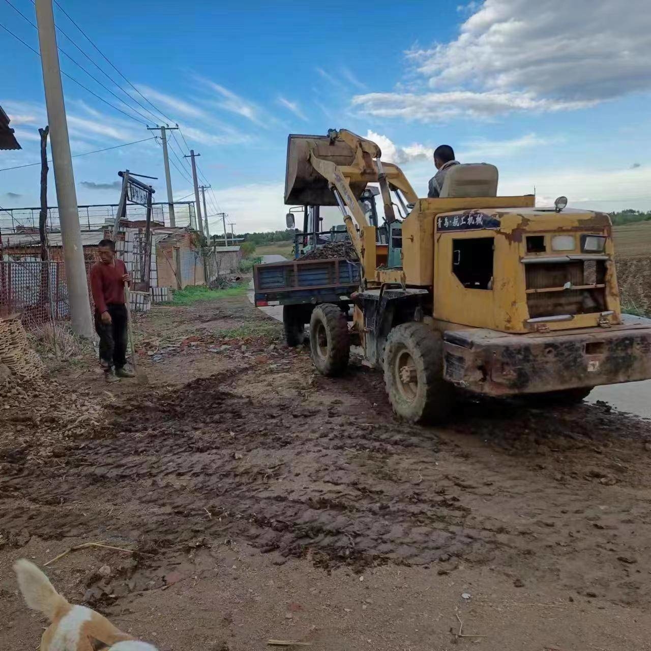 舒兰市朝阳镇兴安村人居环境整治在行动