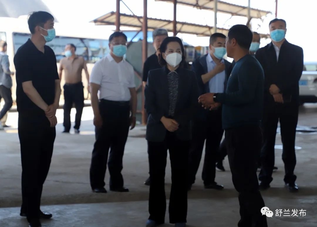 吉林市肉牛产业链链长、市政协副主席李敏花到舒兰市调研