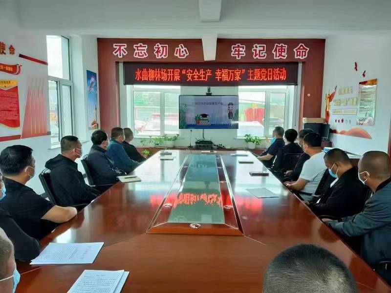 舒兰市水曲柳林场开展&ldquo;安全生产 幸福万家&rdquo;主题党日活动