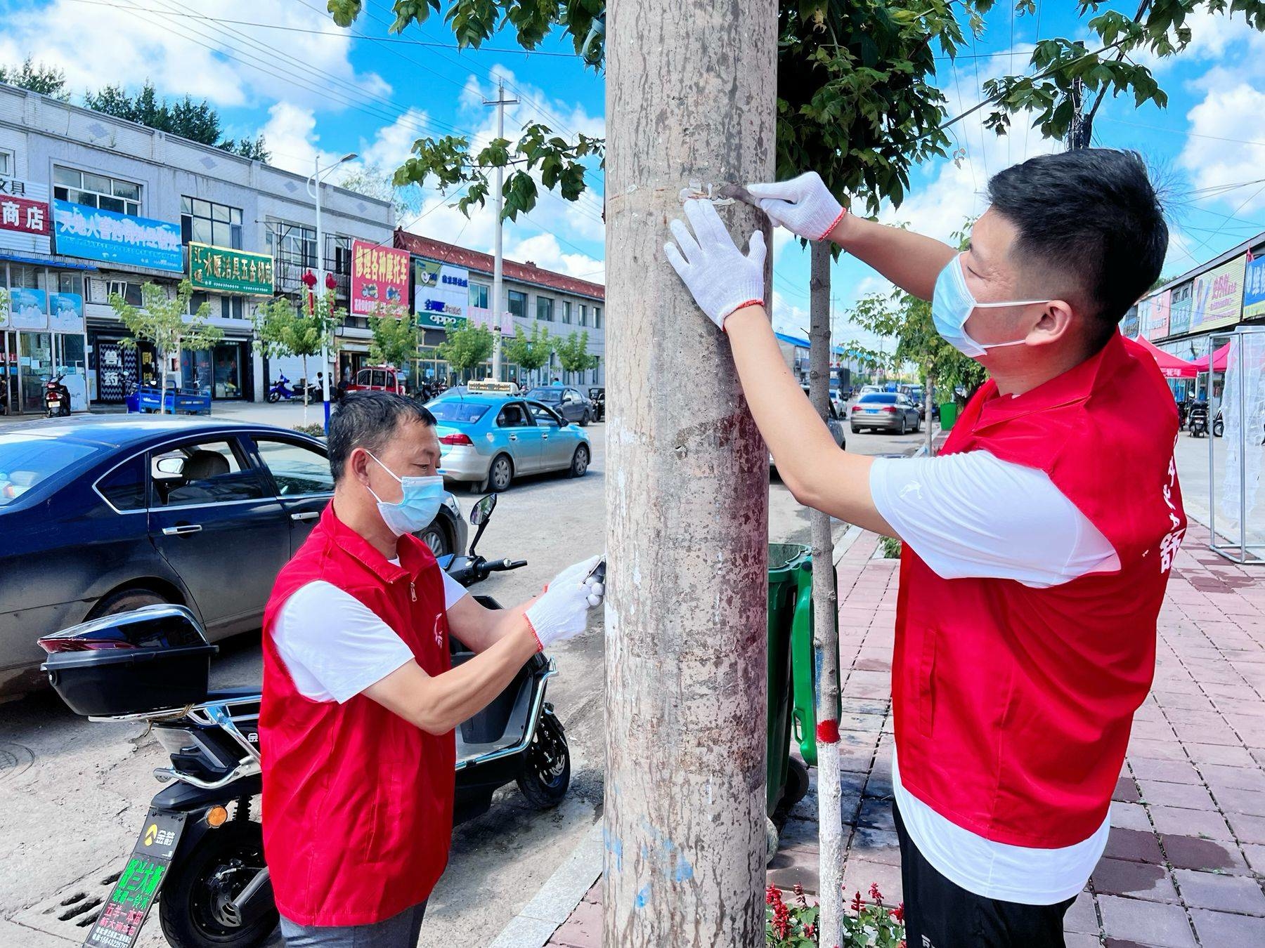 新时代文明实践丨舒兰市莲花乡开展&ldquo;志愿我先行 创城共文明&rdquo;活动