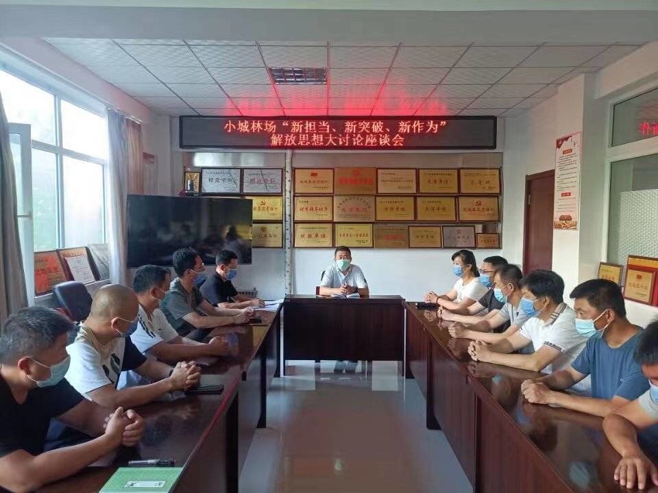 解放思想大讨论丨舒兰市小城林场召开&ldquo;新担当、新突破、新作为&rdquo;解放思想大讨论座谈会