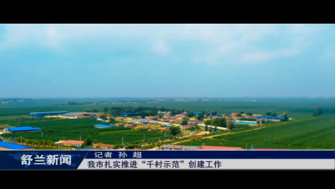 舒兰市扎实推进&ldquo;千村示范&rdquo;创建工作