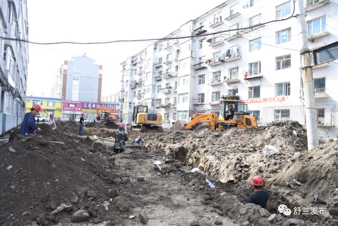 创城进行时丨舒兰市城投公司：老旧小区改造工程有序推进