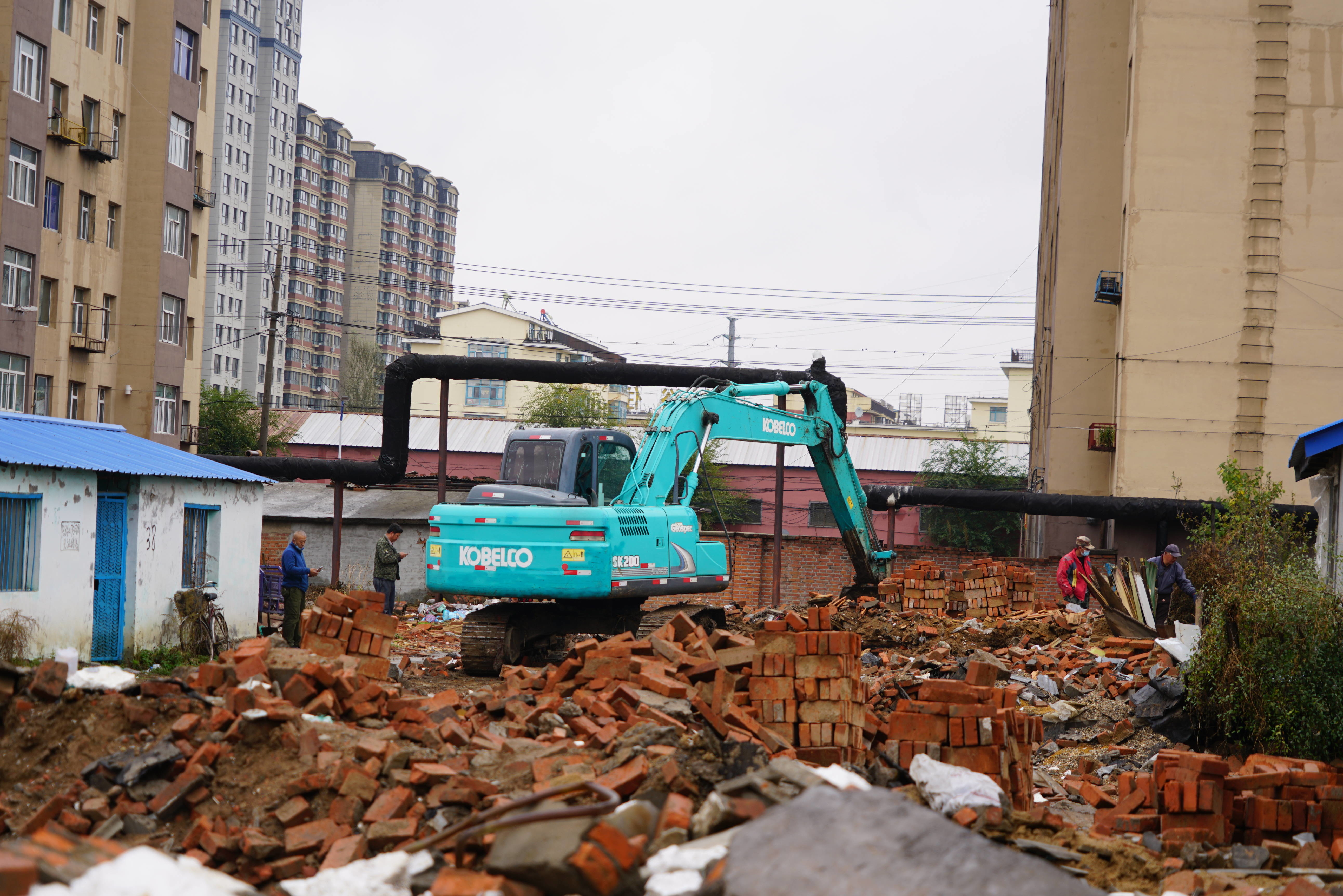 创城进行时丨舒兰市站前路棚户区改造项目有序推进