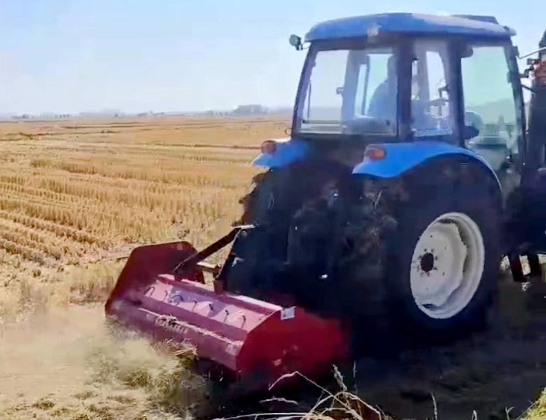 舒兰市法特镇高效推进全镇水稻秸秆离田工作
