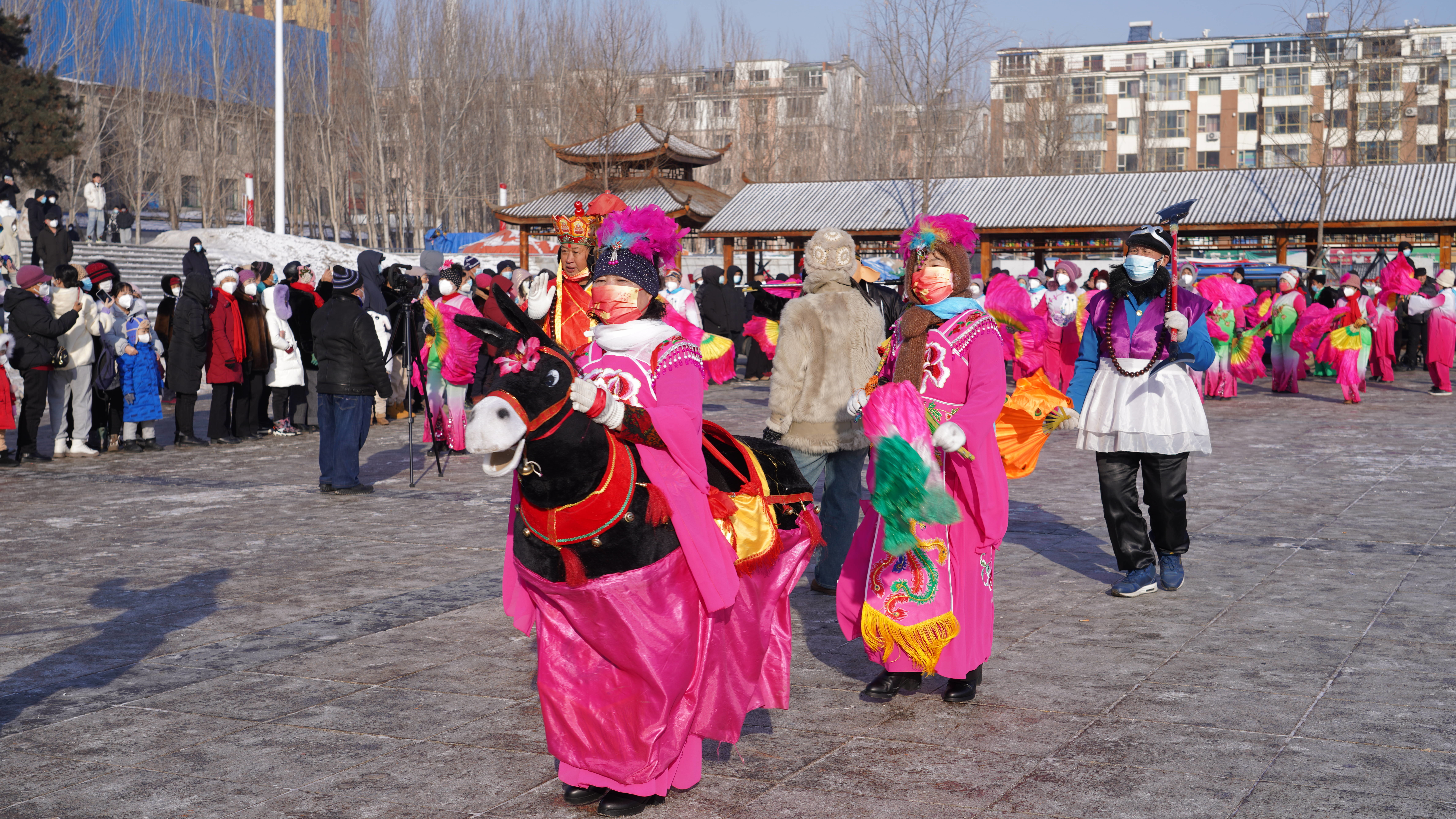 舒兰：锣鼓喧天辞旧岁 秧歌起舞闹新春