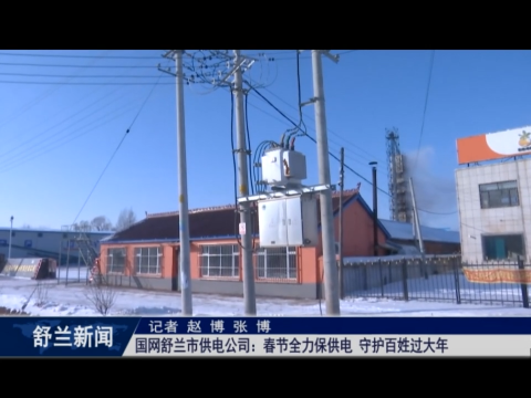 国网舒兰市供电公司：春节全力保供电 守护百姓过大年