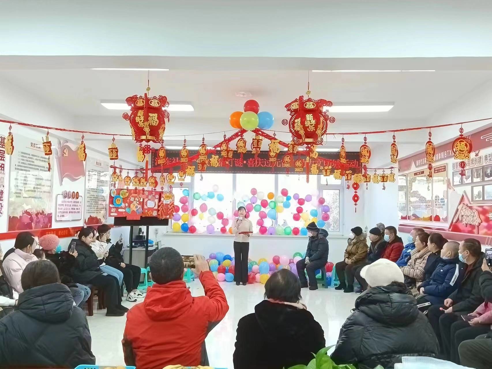 新时代文明实践丨舒兰市滨河街道：欢乐猜灯谜 喜庆过元宵