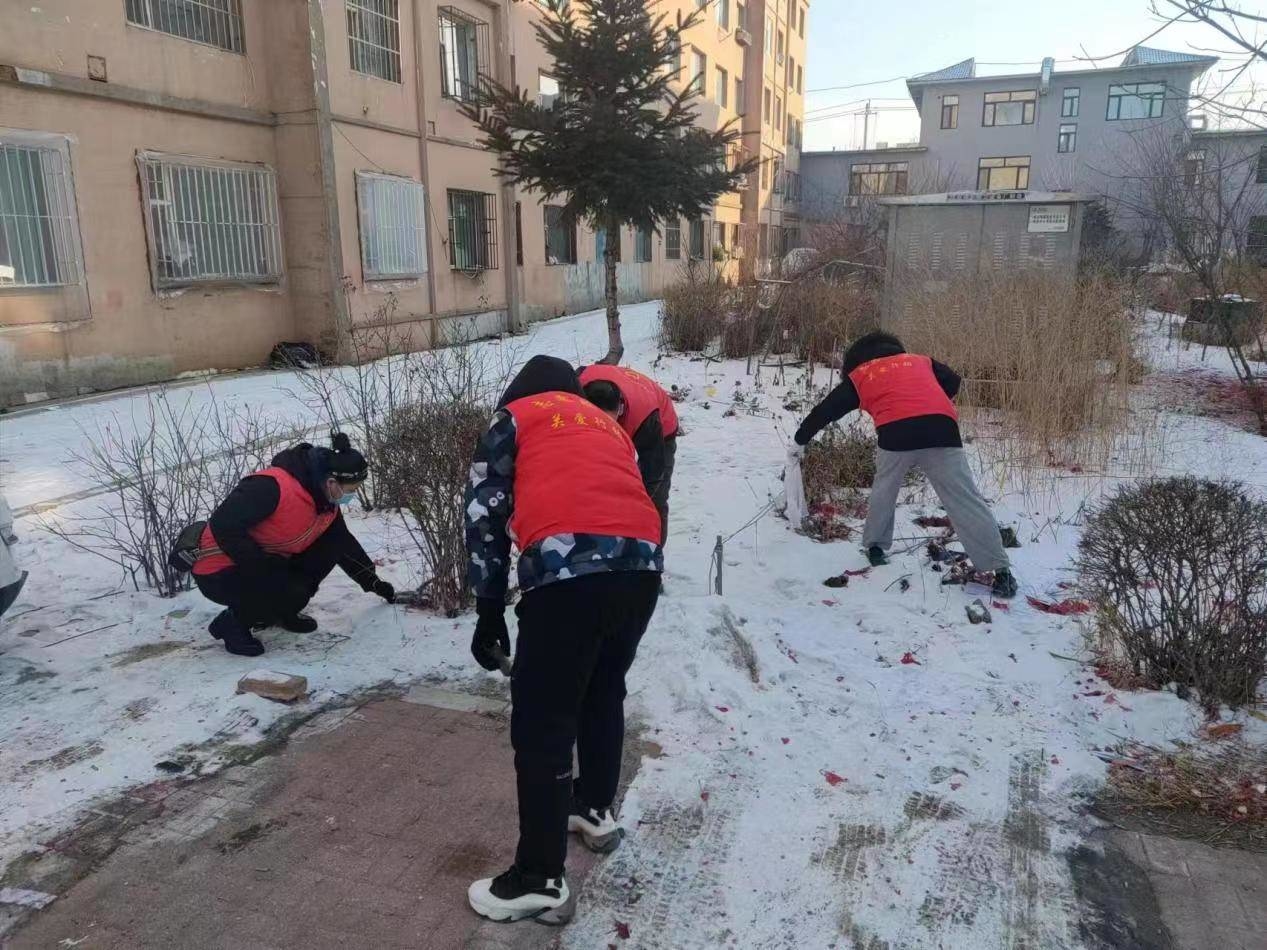 创城进行时丨舒兰市南城街道：卫生清理扮靓小区环境