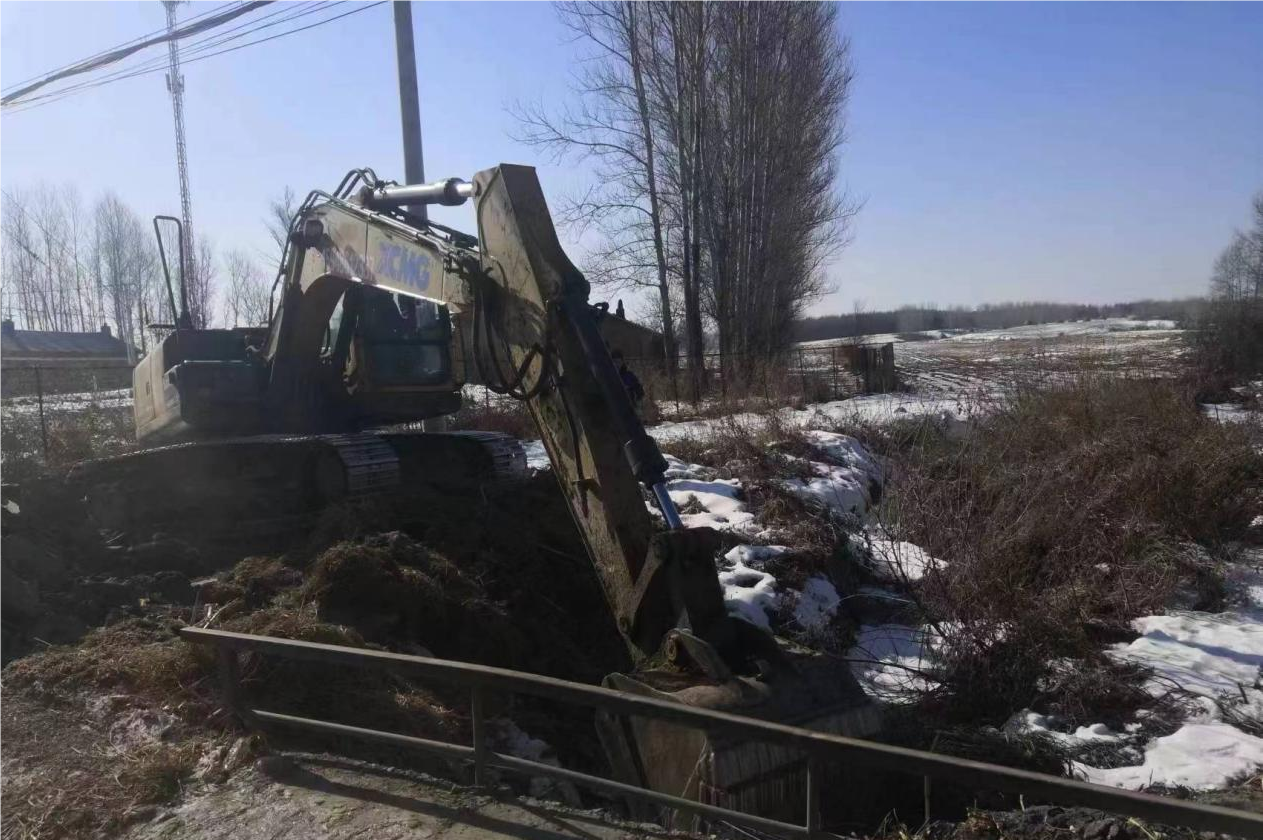 创城进行时丨朝阳镇开展清理越冬垃圾专项行动