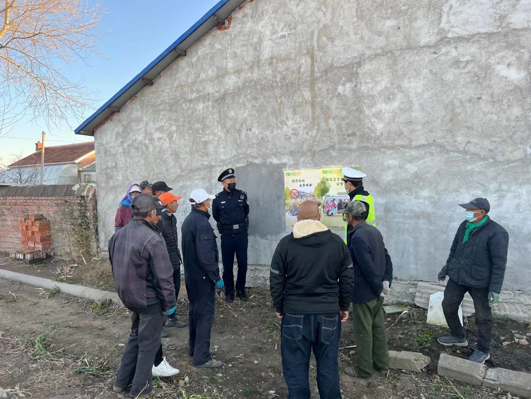 舒兰市法特镇开展&ldquo;美丽乡村行&rdquo;交通安全宣传活动