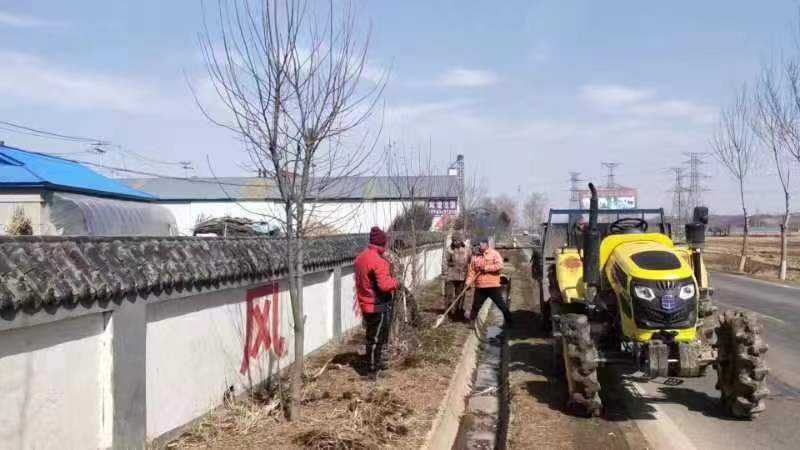 创城进行时丨舒兰市环城街道：清理越冬垃圾 重塑村容村貌