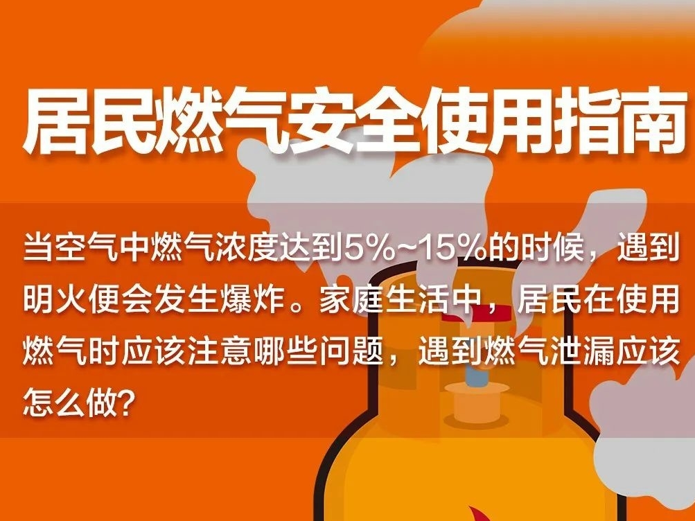 &ldquo;五一&rdquo;假期，燃气安全使用指南请查收