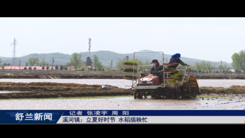春耕正当时丨舒兰市溪河镇：立夏好时节 水稻插秧忙