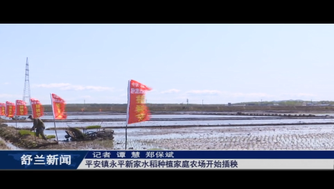 春耕正当时丨舒兰市平安镇永平新家水稻种植家庭农场开始插秧