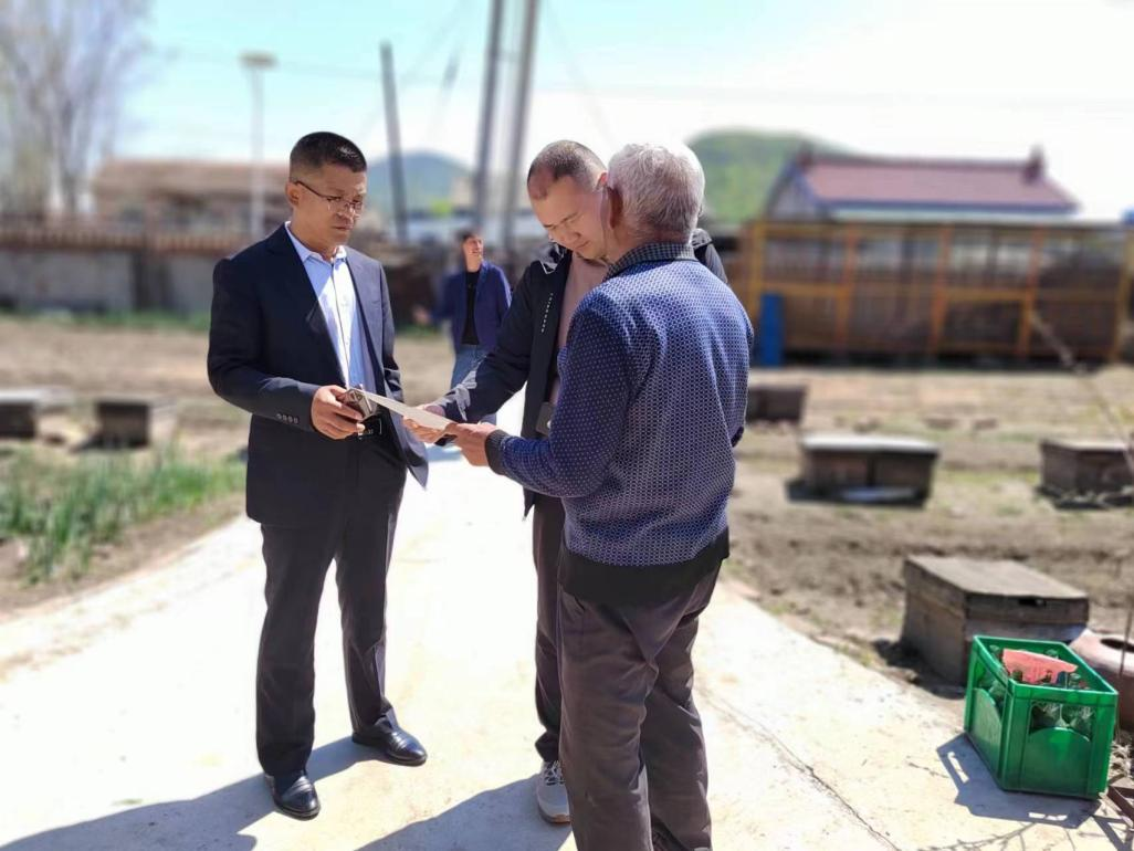 舒兰市上营镇开展诚信宣传活动