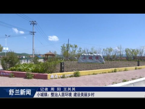 人居环境整治丨舒兰市小城镇：整治人居环境 建设美丽乡村