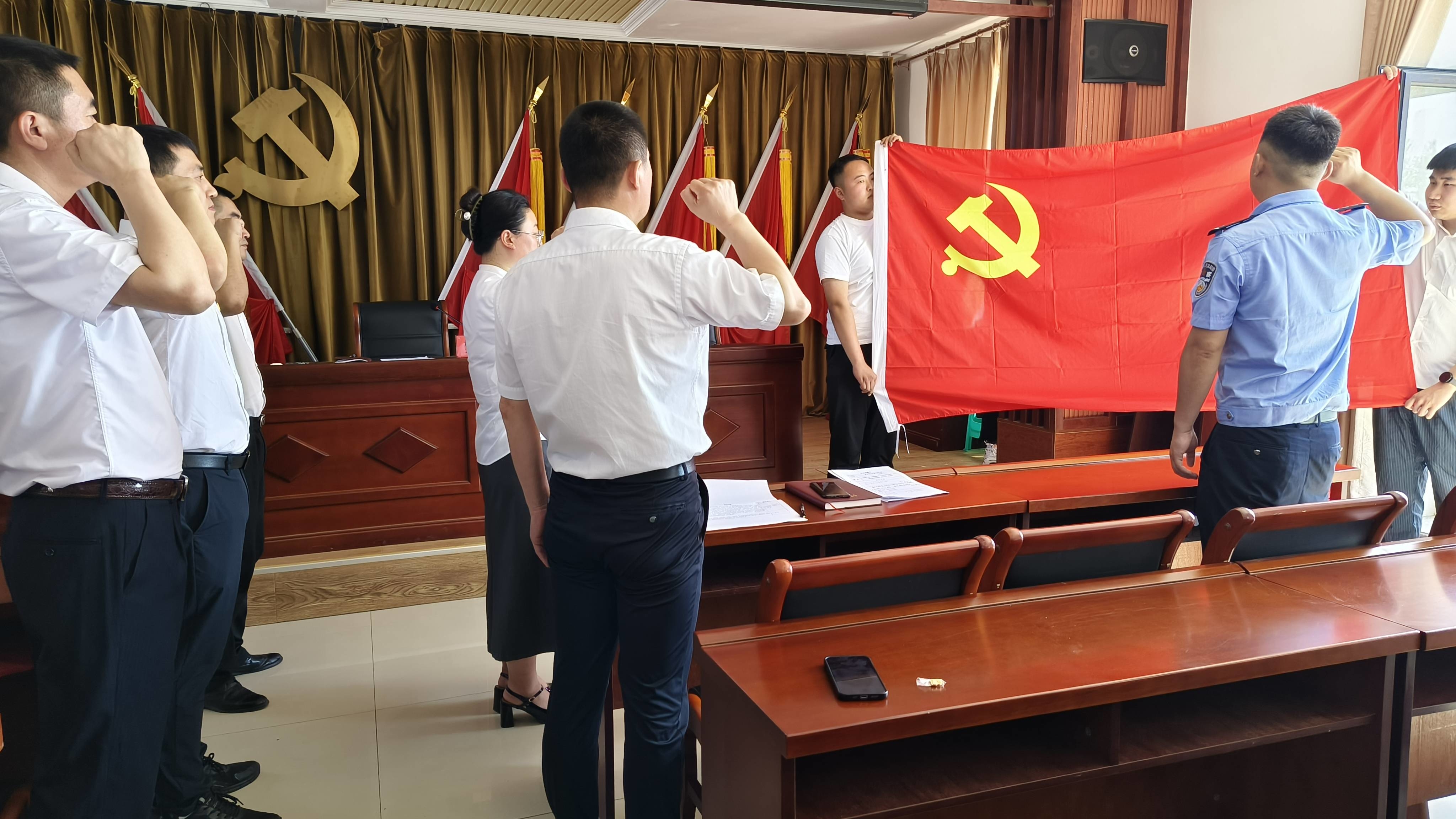 舒兰市亮甲山乡开展庆祝建党102周年主题活动