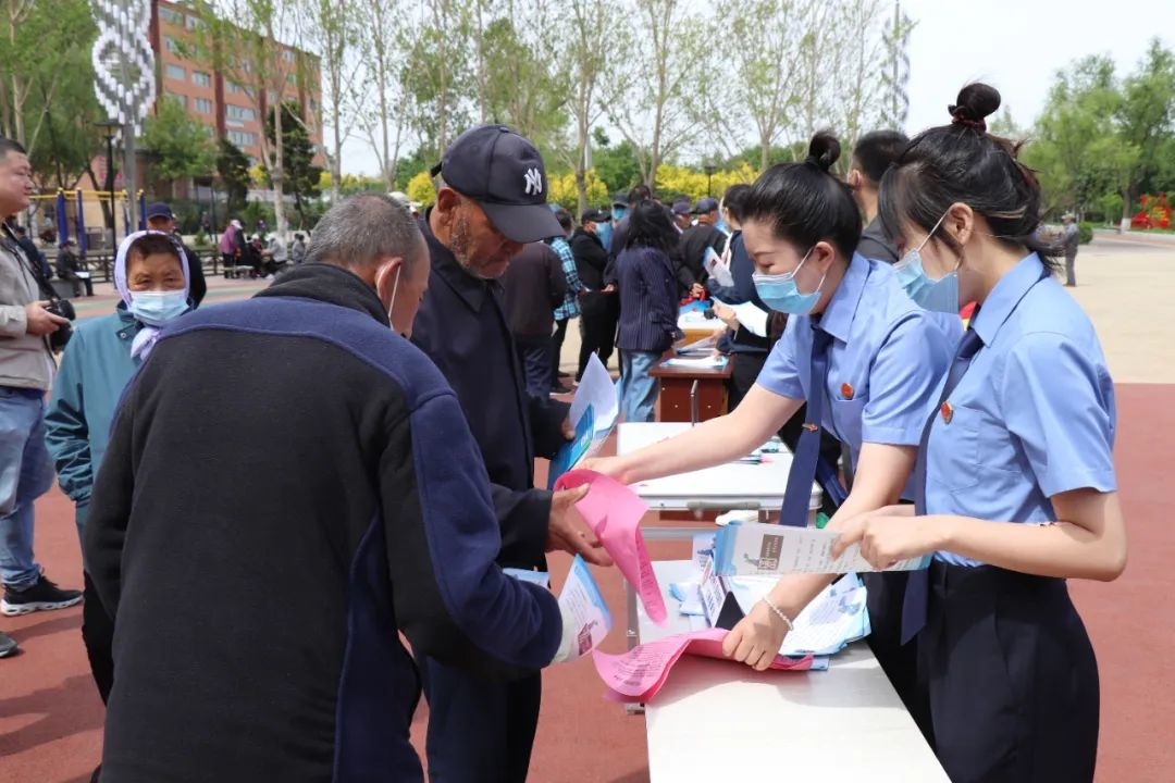 舒兰市人民检察院开展反洗钱宣传活动