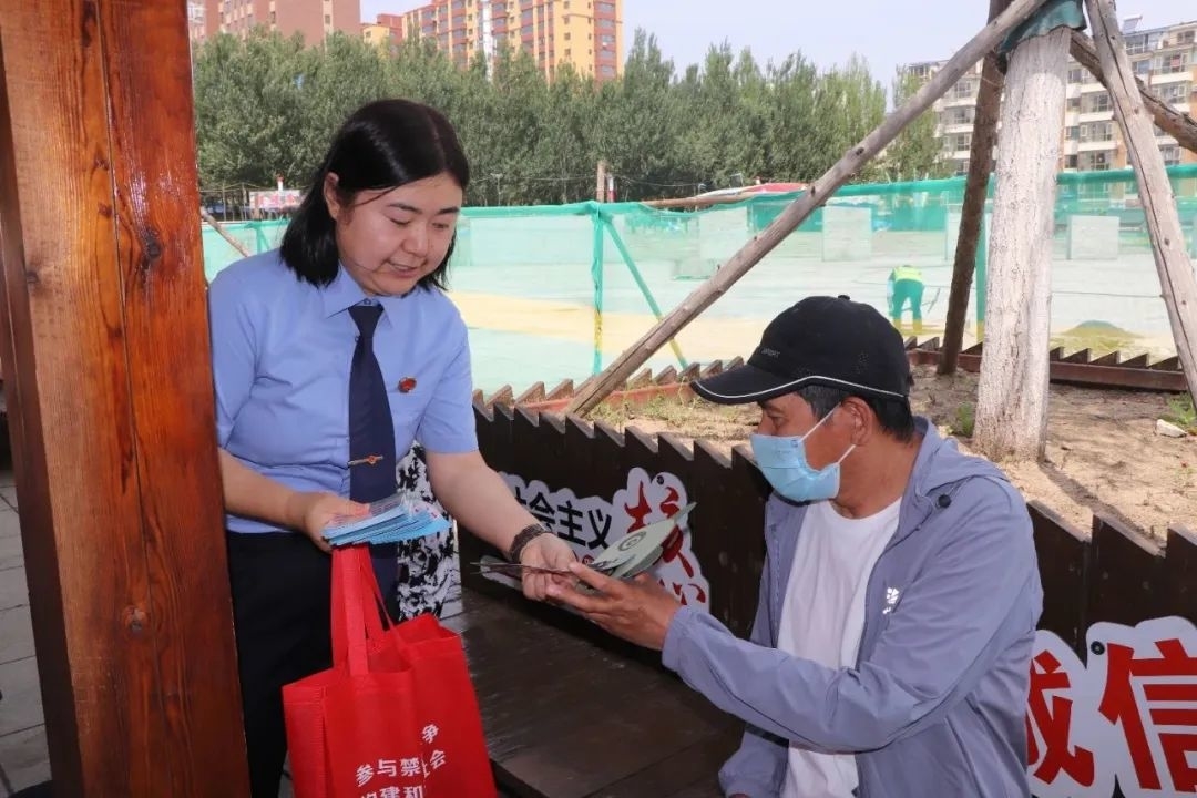 舒兰市人民检察院开展&ldquo;安全生产月&rdquo;宣传活动