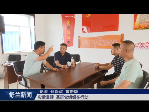 舒兰：灾后重建 基层党组织在行动