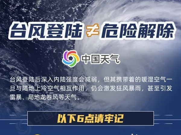 台风登陆&ne;危险解除！十大防台风要点需谨记