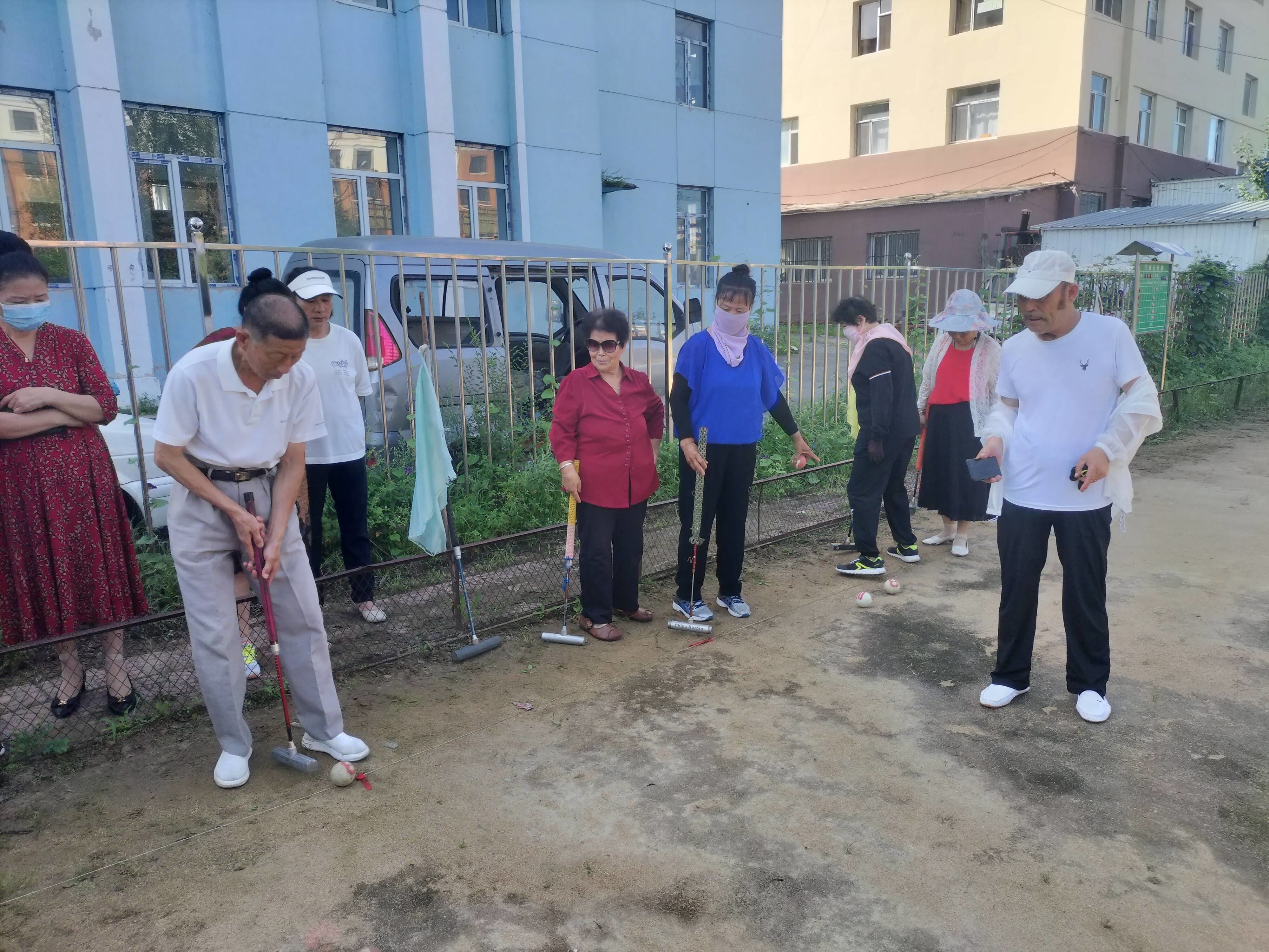 &ldquo;家门口&rdquo;党建丨舒兰市南城街道：门球赛风采 幸福夕阳红