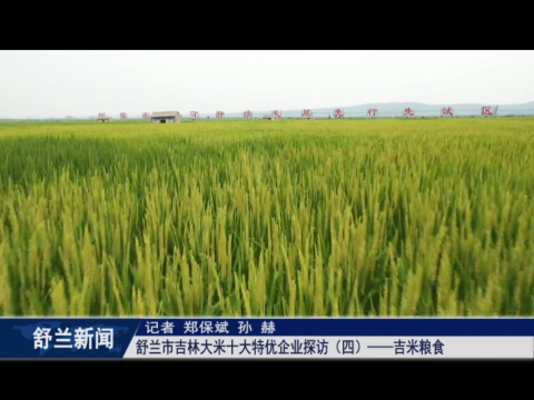 舒兰市吉林大米十大特优企业探访（四）​&mdash;&mdash;吉米粮食