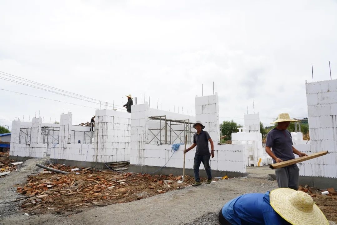 舒兰市开原镇积极推进灾后新型材料房屋建设