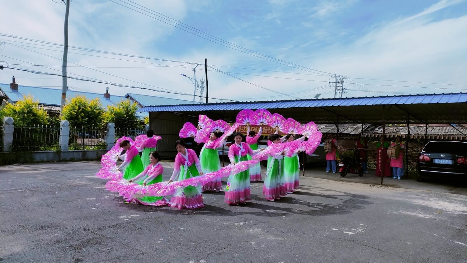 舒兰市小城镇东光村举办朝鲜族传统文艺演出