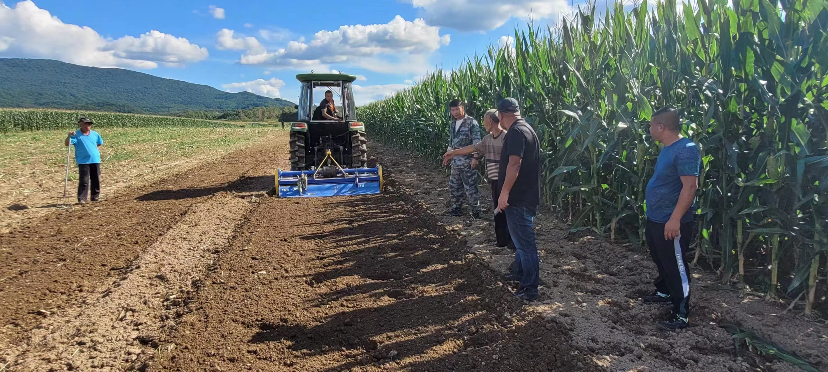 舒兰市七里乡积极开展灾后复耕补种