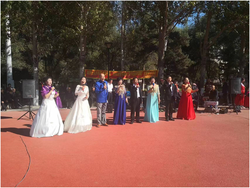 舒兰市北城街道城西社区开展国庆主题党日活动