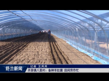 乡村振兴&middot;筑梦舒兰丨舒兰市开原镇八里村：备种羊肚菌 田间劳作忙