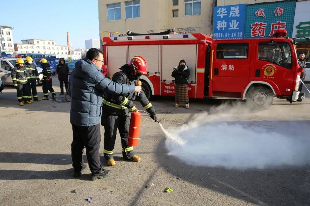舒兰市南城街道开展消防安全应急演练