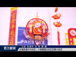 舒兰市北城街道中兴社区：小地摊摆出社区发展大经济