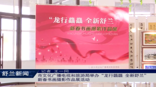 新春走基层丨舒兰市文化广播电视和旅游局举办&ldquo;龙行龘龘 全新舒兰&rdquo;新春书画摄影作品展活动
