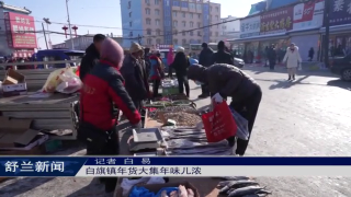 新春走基层丨舒兰市白旗镇年货大集年味儿浓