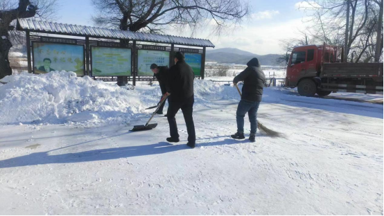 创城进行时 | 舒兰市环城街道组织开展扫雪志愿服务活动