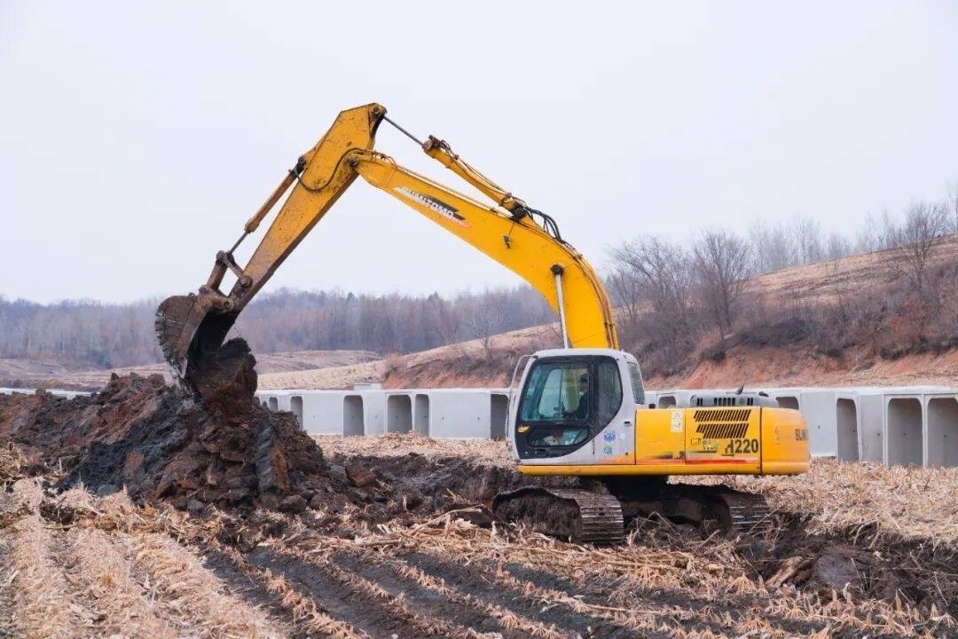 乡村振兴·筑梦舒兰丨舒兰市开原镇高标准农田建设项目进展顺利