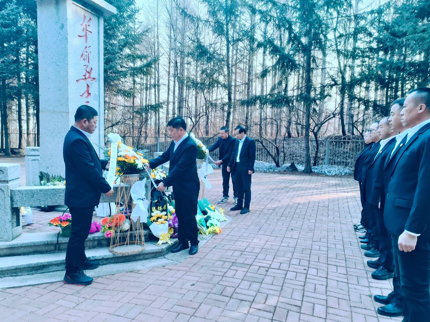 舒兰市大北林场开展清明节祭奠革命烈士活动