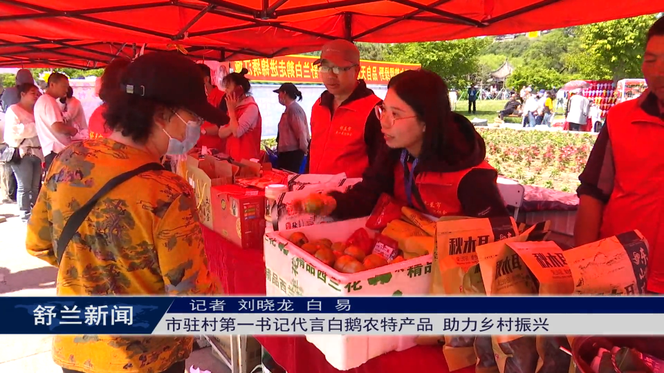 乡村振兴·筑梦舒兰丨舒兰市驻村第一书记代言白鹅农特产品 助力乡村振兴