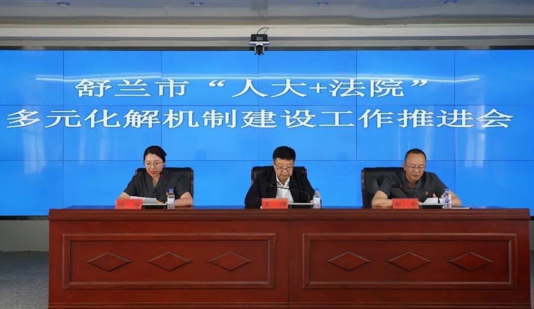 舒兰：“人大+法院”构建基层社会治理新格局