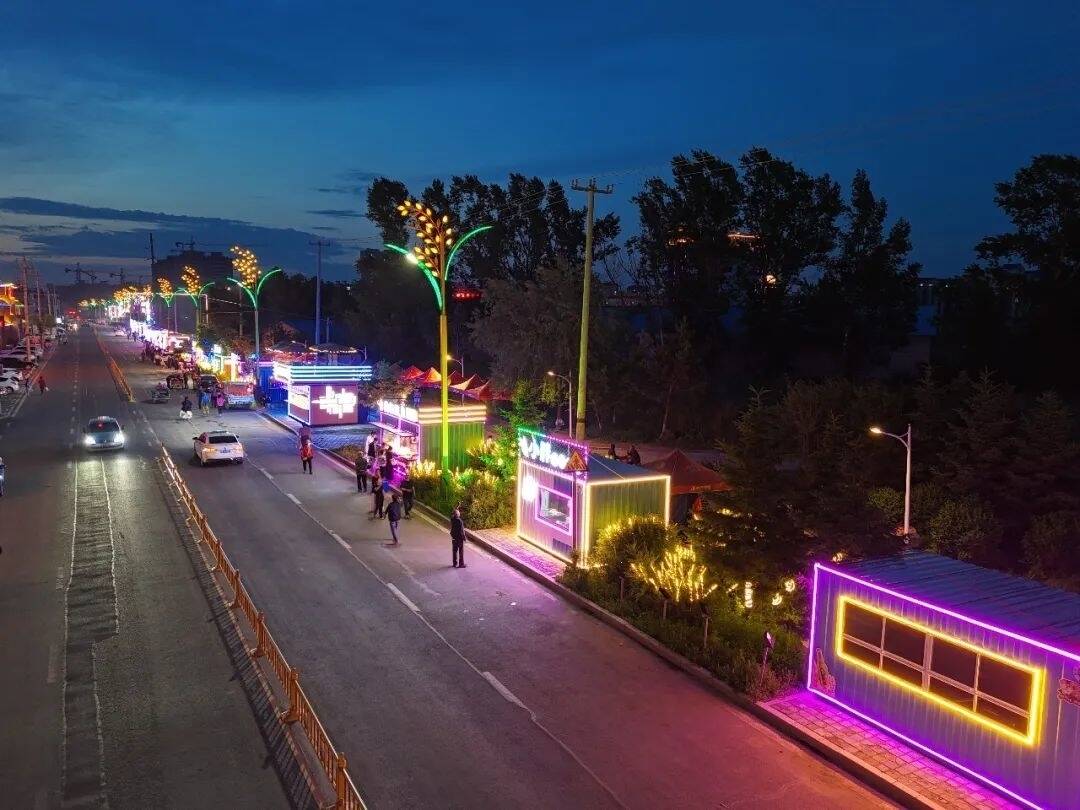 舒兰市“鹅街”夜市即将开业，点亮璀璨夜经济