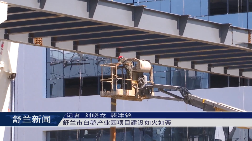 项目建设进行时丨舒兰市白鹅产业园项目建设如火如荼