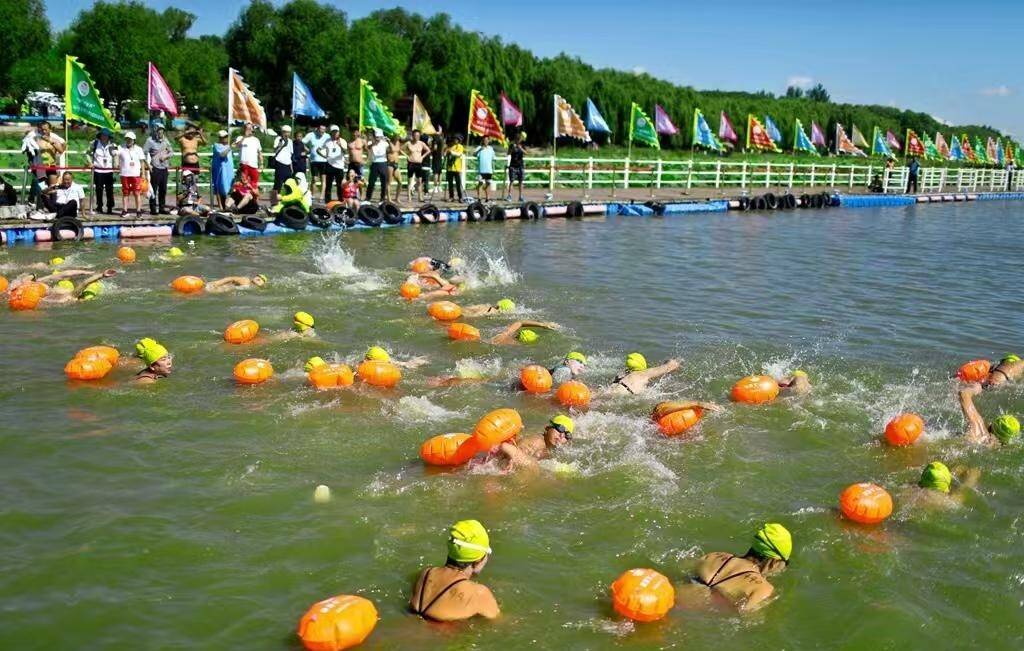 2024首届中国查干湖公开水域游泳邀请赛开赛！舒兰喜获佳绩！