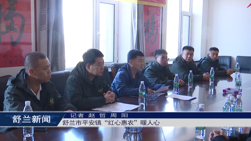 舒兰市平安镇“红心惠农”暖人心