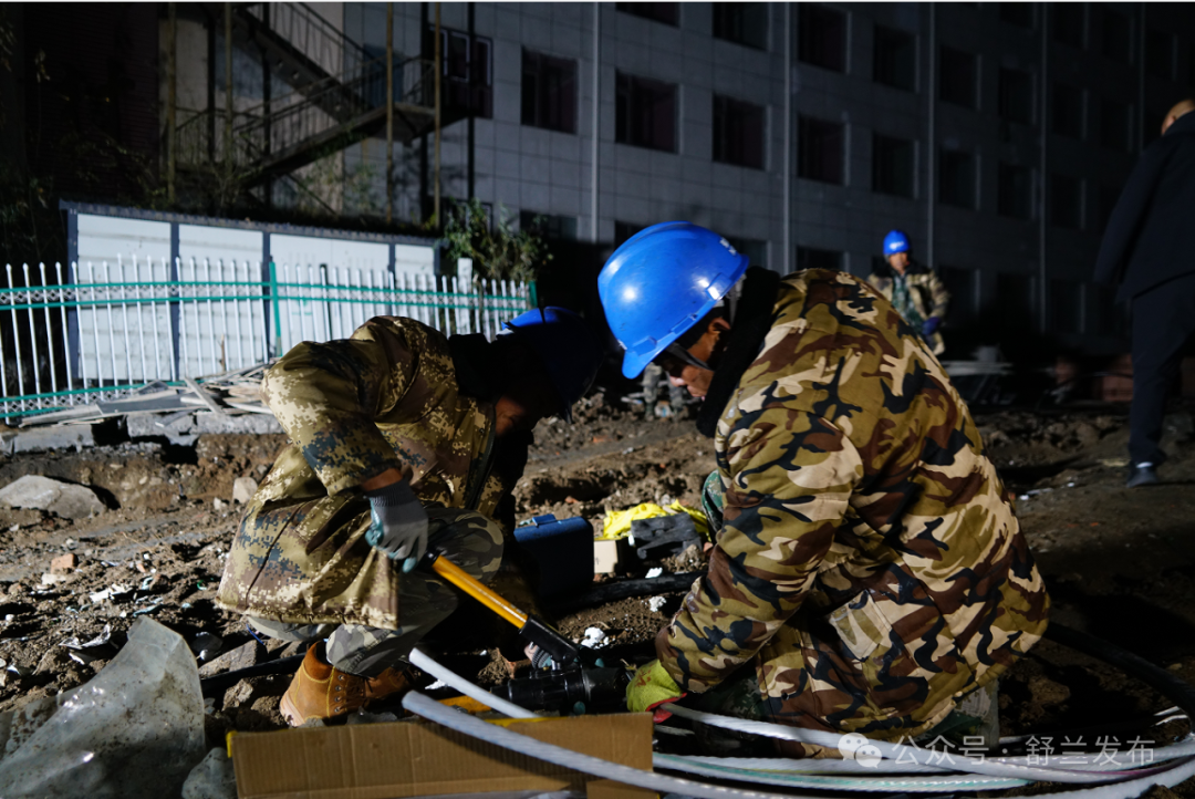 舒兰供电：连夜抢修保供热