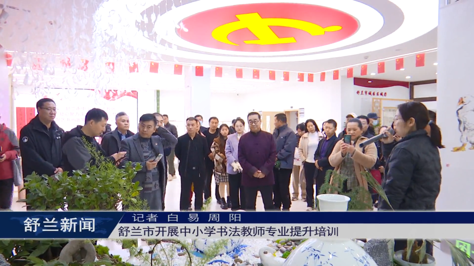 舒兰市开展中小学书法教师专业提升培训